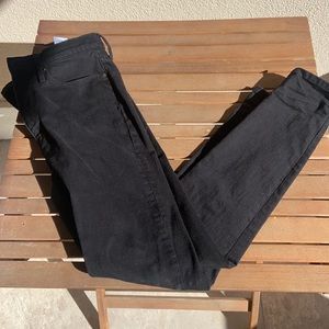Banana Republic High Rise Skinny Black Jeans